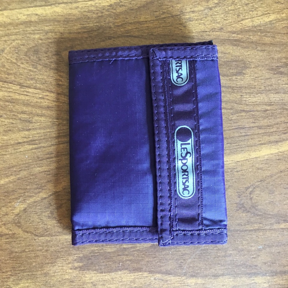 Purple Le Sportsac Fold Wallet